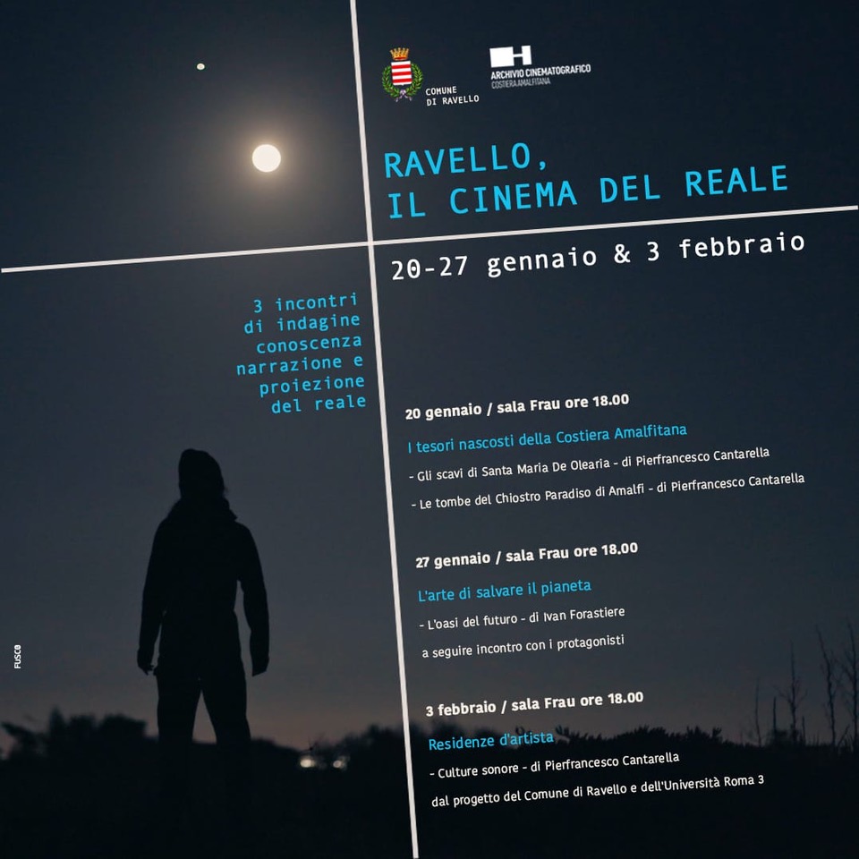 Ravello: recupero fiume Volturno, appuntamento con “Ravello, il cinema del reale”