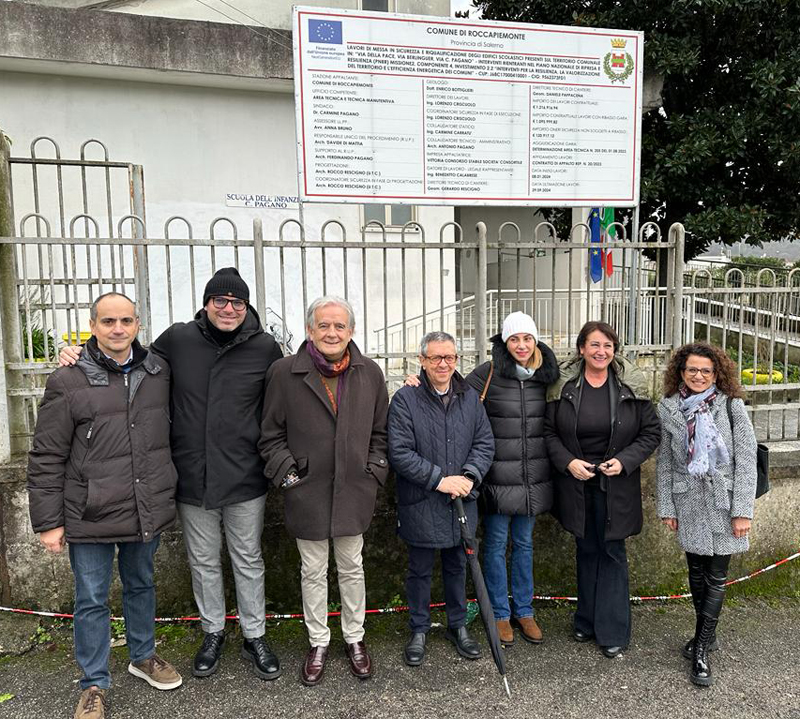 Roccapiemonte: avvio lavori Scuola Infanzia di Via Pagano