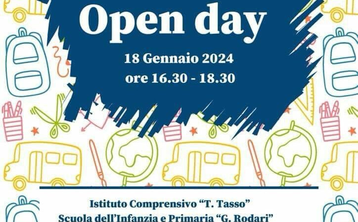Salerno: IC “T. Tasso”, Open Day 18 Gennaio 2024