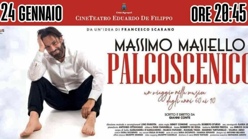 Agropoli: a Teatro “De Filippo” in scena “Palcoscenico” di Massimo Masiello