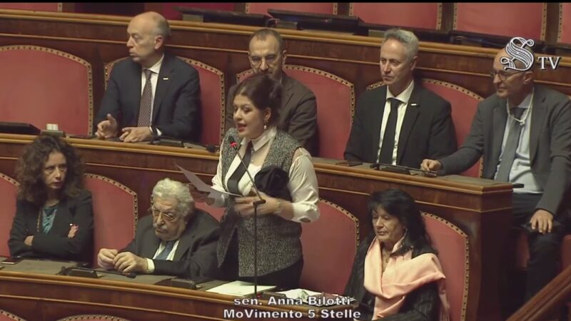 Roma: questione Prysmian Fos in Senato, intervento sen. Bilotti