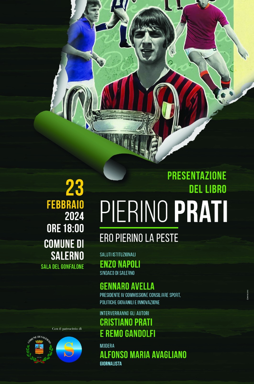 Salerno: omaggio a Prati, presentazione libro “Ero Pierino la peste”