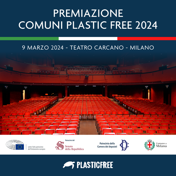 Milano: premiazione “Comuni Plastic Free 2024”