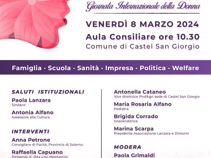 Castel San Giorgio: 8 Marzo, riflessione a più voci su ruolo della donna in società