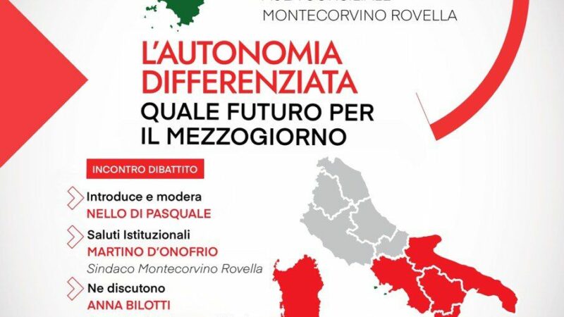 Montecorvino Rovella: incontro-dibattito su Autonomia Differenziata a Palazzo di Città 