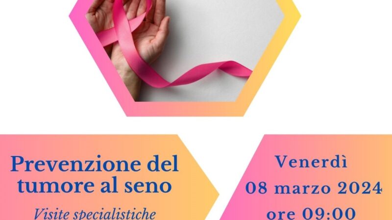 Atrani: 8 Marzo, Giornata di prevenzione tumore al seno