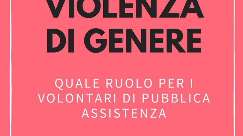 Amalfi: violenza di genere, corso di formazione su volontari di pubblica assistenza