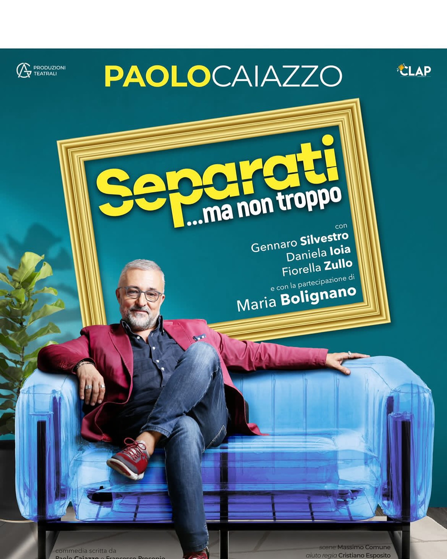 Salerno: “Separati… ma non troppo”, a Delle Arti si ride con Paolo Caiazzo