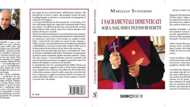 Sacramentali dimenticati, libro di don Marcello Stanzione