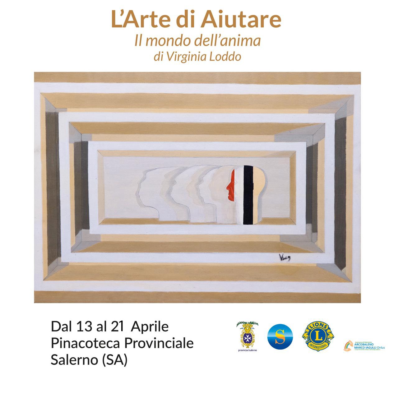 Salerno: Pinacoteca provinciale, mostra “L’Arte di Aiutare” in memoria Preside Virginia Loddo