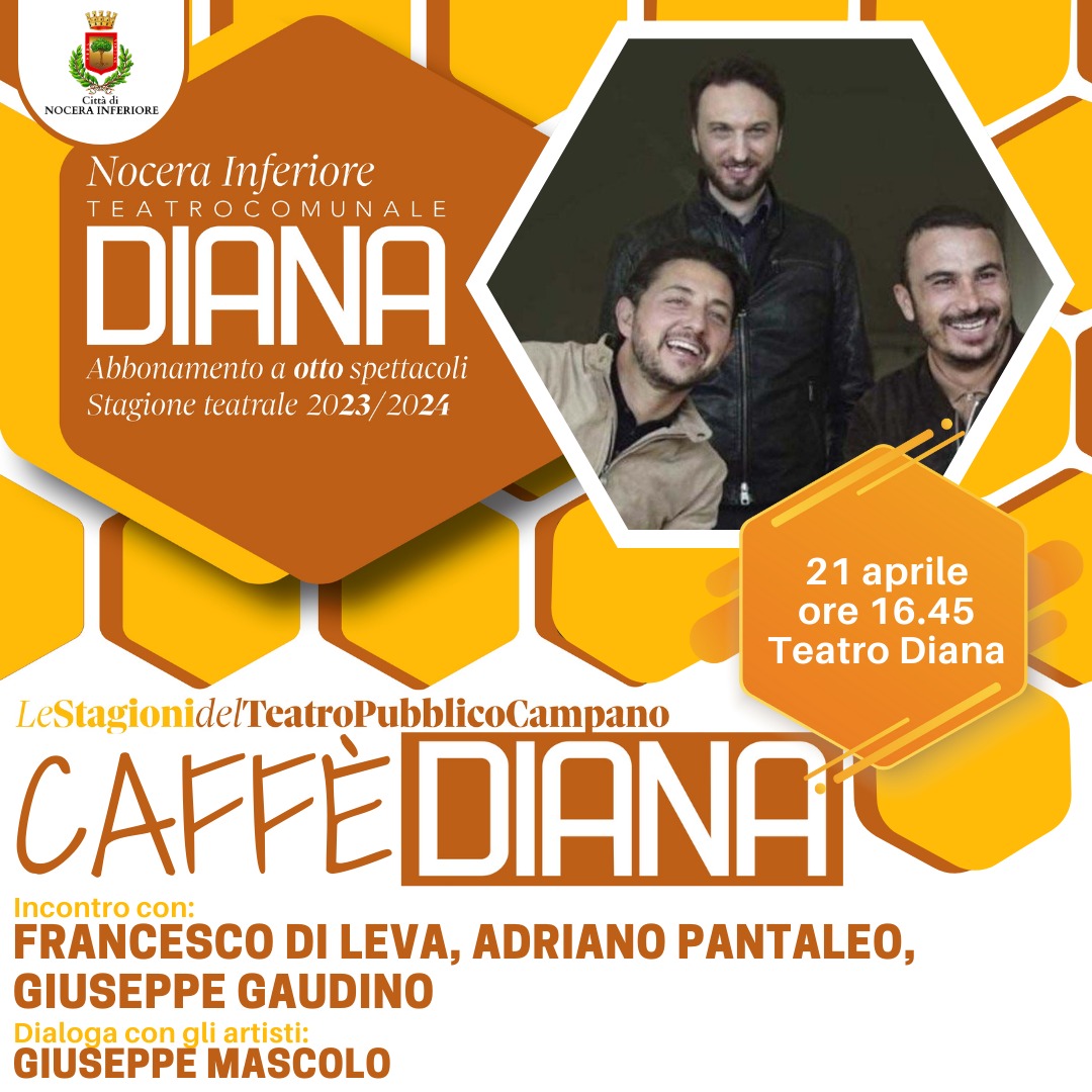 Nocera Inferiore: CafféDiana, incontro con artisti di “Premiata pasticceria Bellavista”