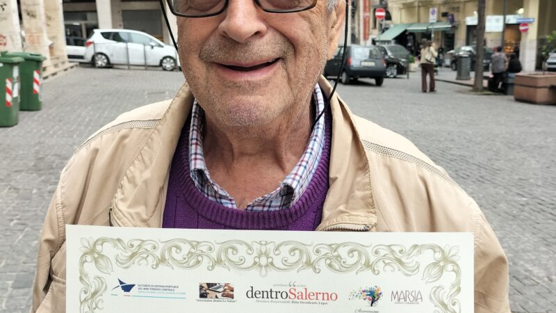 Salerno: XV ediz. Concorso “Estate al Mare”, Romano Zega su podio con lirica “Mio padre”