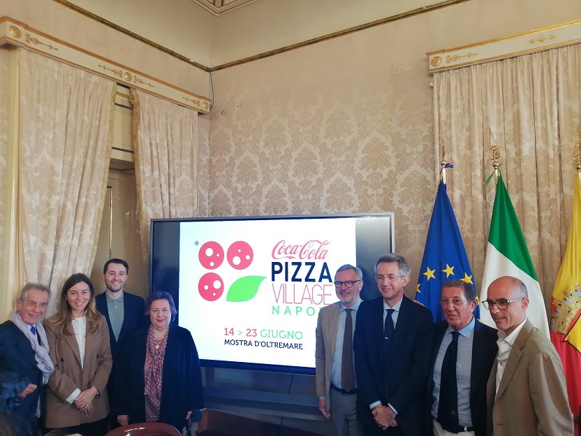 Napoli: presentato Coca-Cola Pizza Village 2024