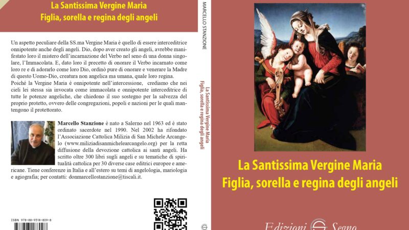 “La Vergine Maria e gli Angeli”, libro per mese mariano di don Marcello Stanzione