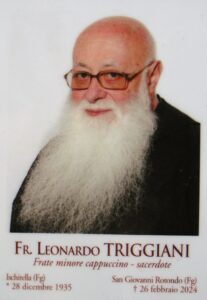 San Giovanni Rotondo: Padre Leonardo Triggiani a fianco di Padre Pio nell'alto dei Cieli  