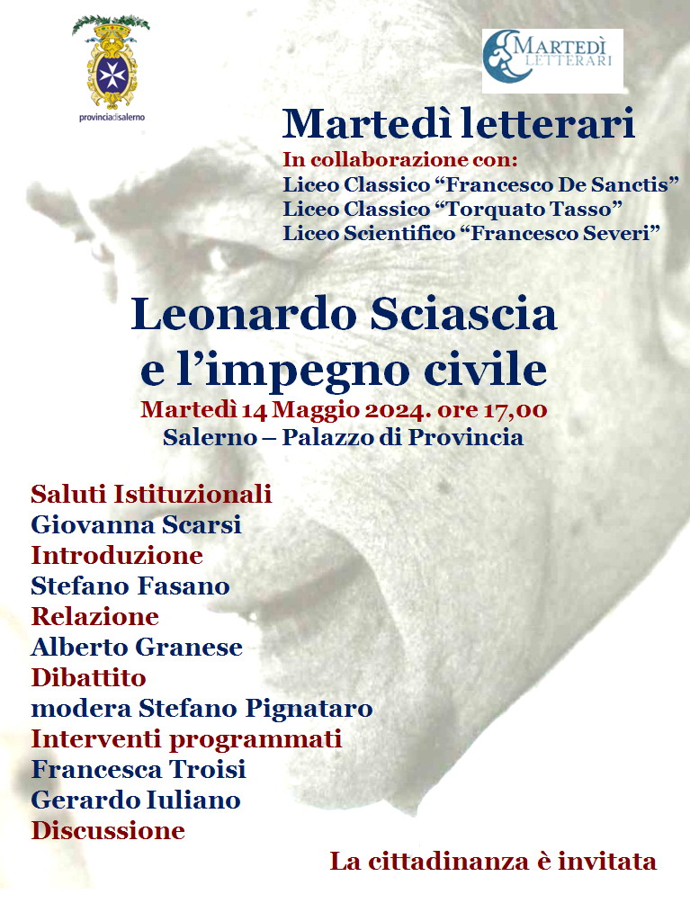 Salerno: Martedì Letterari, incontro su Leonardo Sciascia