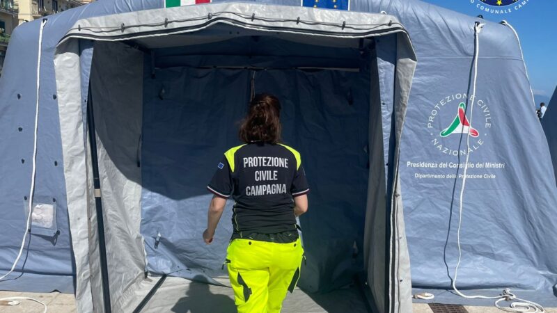 Campagna: Protezione Civile, attivi volontari per emergenza Campi Flegrei