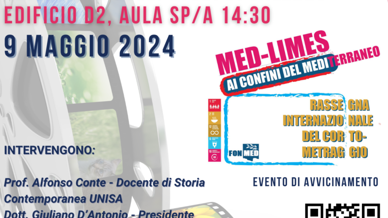 Salerno: FONMED, Aspettando Med-Limes 2024, “Ai Confini del Mediterraneo”