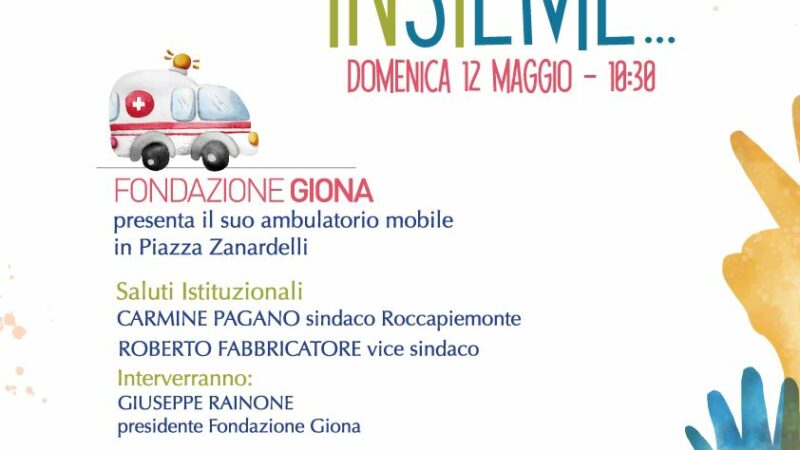 Roccapiemonte: Fondazione Giona, giornata per Festa della Mamma