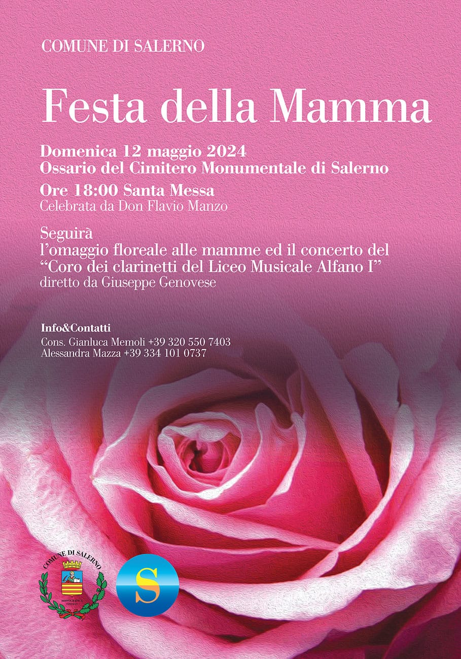 Salerno: Festa della Mamma, rose bianche a Cimitero