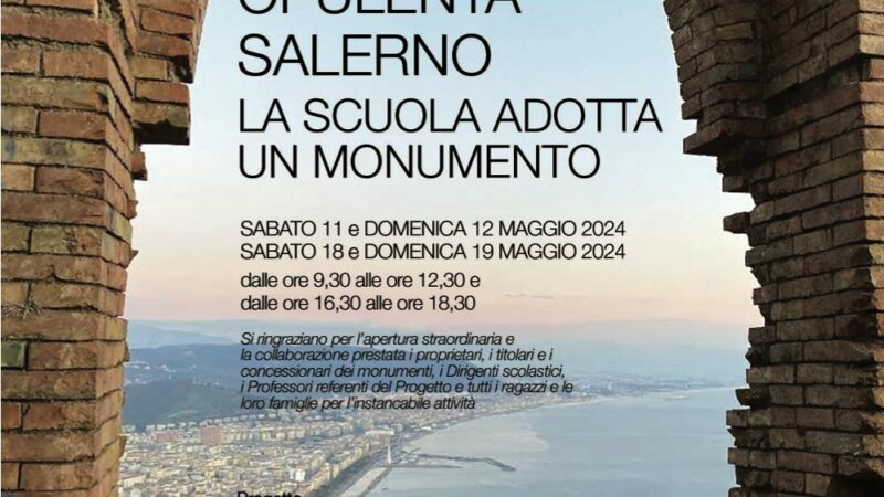Salerno: “La Scuola adotta un Monumento”, conferenza stampa
