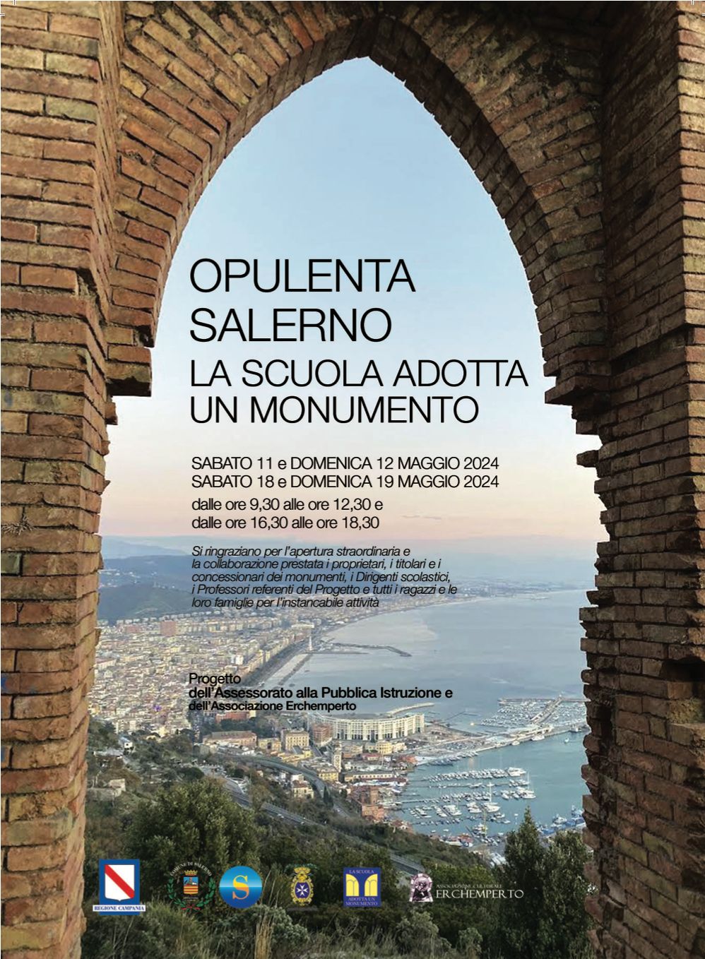 Salerno: “La Scuola adotta un Monumento”, conferenza stampa