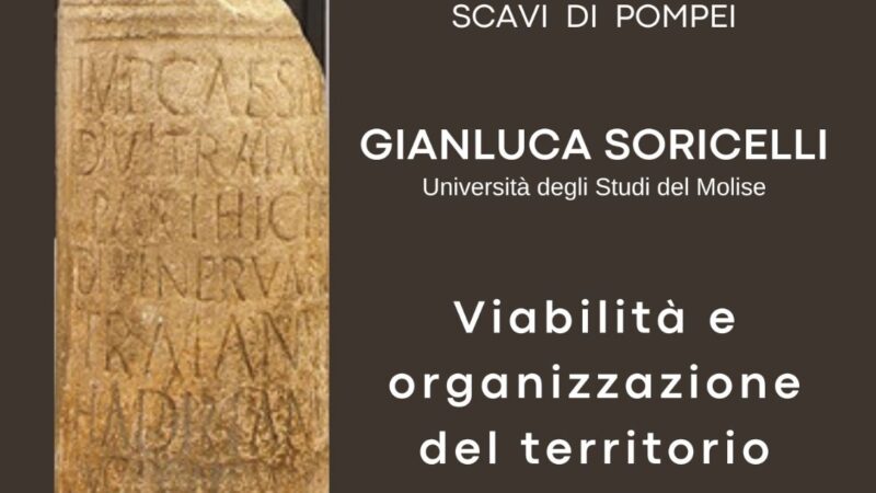 Pompei: conferenza del prof. Gianluca Soricelli “Viabilità e organizzazione del territorio nella Piana Nocerina”