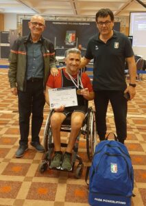 Campionati Italiani Para Powerlifting FIPE: Acito Gerardo Valentino su podio”   