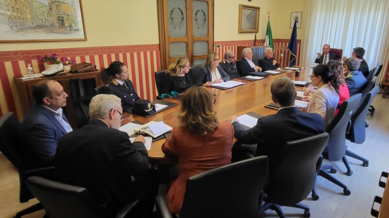 Salerno: Comitato Provinciale per Ordine e Sicurezza Pubblica, prevenzione e contrasto a furti e rapine