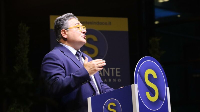 Sarno: Amministrative, candidato Sindaco Squillante, bagno di folla per presentazione coalizione