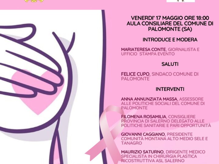 Palomonte: convegno su tumori al seno