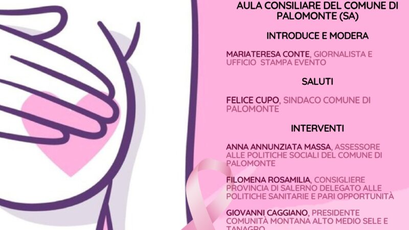Palomonte: convegno su tumori al seno