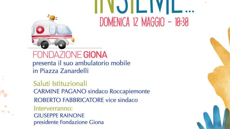 Roccapiemonte: Festa della Mamma, presentazione ambulatorio mobile