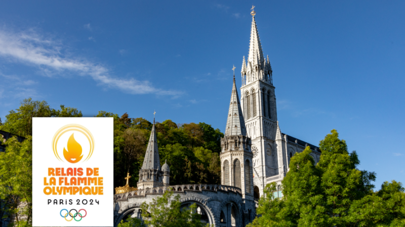 Lourdes: arrivo Fiamma Olimpica