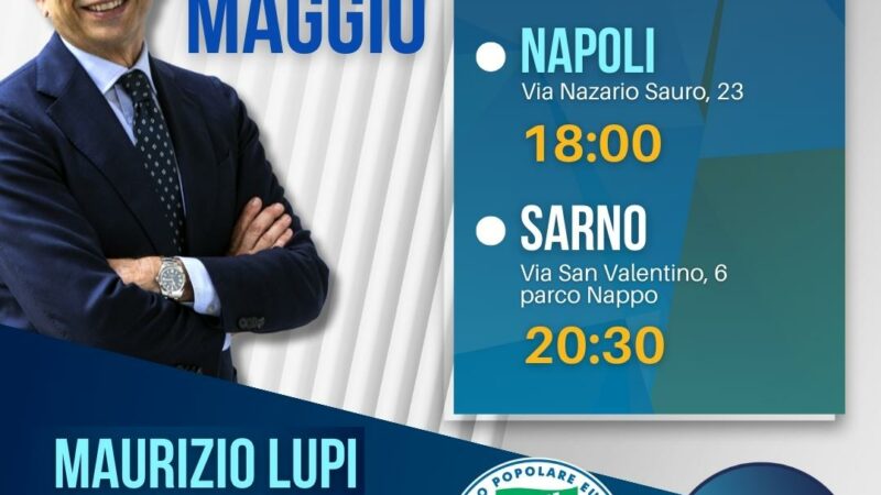 Campania: Europee-Amministrative, tour leader di Noi Moderati Maurizio Lupi